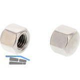 DIN917 M 4 Edelstahl A4 Hutmutter niedrige Form