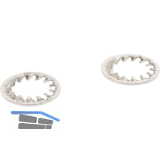 DIN6798J M 8 Edelstahl A2 F�cherscheibe innengezahnt