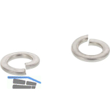 DIN127B M14 Edelstahl A4 Federring mit glatten Enden