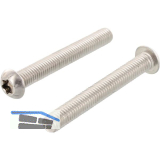 ISO7380-1 M12x 70 TX55 Edelstahl A2-70 Linsenschraube Innensechsrund, VG