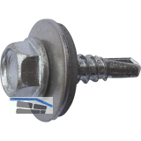 DIN7504K 6.3x100 verzinkt Sechskantbohrschraube mit Scheibe � 16 mm