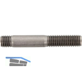 DIN938 M12x 45 Edelstahl A2 Stiftschraube Einschraubende ~1 d