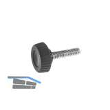 R�ndelschraube PA M 6 x 10 schwarz