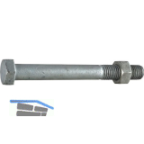 SRUBENA SB-Schraube EN15048-1 8.8U M20X150 TG feuerverzinkt