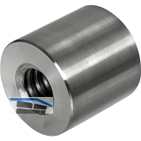 Trapezgewinde Rundmutter TR 16x4xD36xL24 - Stahl blank