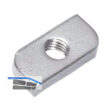 Gewindeplatte M 8 f�r Profil Typ 28/15 - Edelstahl A2