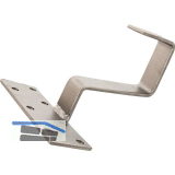 Fix-Solardachhaken 150x50x5/5 mm Edelstahl A2