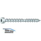 HECO-CC Holzbauschraube Zylinderkopf 8.5x100 TX40 verzinkt-blau mit Bewertung