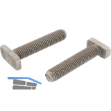 Hammerkopfschraube Typ 28/15 M 8x 40 - Edelstahl A2