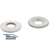 Dichtscheibe gew�lbt 10.5x29 Edelstahl A2/ EPDM