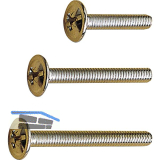 Griffschrauben M 4 X12 mm, Kombi-Schlitz, Stahl verzinkt