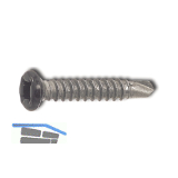 SFS-SR2 Armierungsschraube 4.2x19 PH 2 verzinkt Kopf nach RAL9011 schwarz besch.