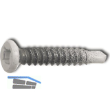 SFS-SR2 Armierungsschraube 4.2x25 PH 2 verzinkt Kopf nach RAL9016 wei� besch.