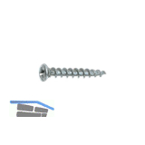 SOLIDO Fensterbauschraube 4.0x 35 PH2 Stahl verzinkt blau