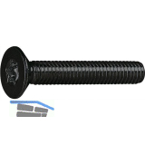 ISO14581 08.8 M 4x12 Torx 20 verzinkt-schwarz Senkschraube