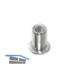 Blindnietmutter Flachkopf Rundschaft offen M 5 UT/FEF3 Stahl verzinkt