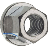 DIN6331/10 M12 verzinkt Sechskant-Flachbundmutter 1.5 d