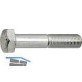 DIN960 10.9 M14x1.5x 60 verzinkt 6kt-Feingewindeschrauben mit Schaft