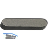 DIN6885A 8x 7x 28 Edelstahl A5 1.4571 Passfeder rundstirnig