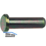 DIN1434A 10x 30 H11 blank Bolzen mit kleinem Kopf ohne Splintloch