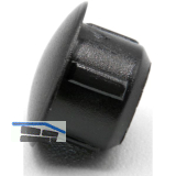 Abdeckstopfen f�r Bohrloch � 5mm mit Abhubsicherung Polyethylen schwarz