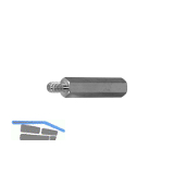 Distanzhalter M 3x 8 Innen-/Aussengewinde verzinkt-blau