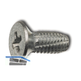 DIN7516D M 3x 10 verzinkt Gewindeschneidschraube mit Senkkopf