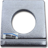 DIN435 M12 verzinkt Scheibe f�r I-Tr�ger Neigung 14 %