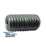 ISO4029/DIN916 45H M 5x 6 blank Gewindestift mit Ringschneide und Innensechskt.