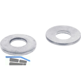 DIN6796 M 6 Federstahl verzinkt Spannscheibe f�r hochfeste Schraubverbindungen