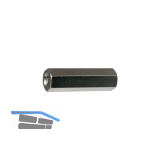 Distanzhalter M3x25 Innen-/Innengewinde Messing vernickelt