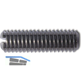 ISO4766 M10x 10 Edelstahl 1.4305 Gewindestift m. Schlitz u. Kegelkuppe (DIN551)