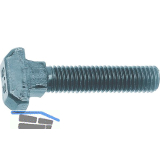 DIN186A 4.6 M 8x 30 blank Hammerschraube mit Vierkant