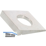 DIN435 M24 Edelstahl A2 Scheibe f�r I-Tr�ger Neigung 14 %