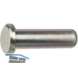 DIN1436 20x75x68.5 H11 verzinkt Bolzen mit grossem Kopf und Splintloch