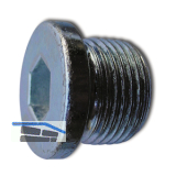 DIN908 5.8 G 1/2" blank Verschlussschraube zylindrisches Rohrgewinde