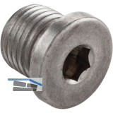 DIN908 5.8 G 1/4" verzinkt Verschlussschraube zylindrisches Rohrgewinde