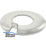 DIN432 31.0 mm verzinkt Sicherungsblech mit Nase