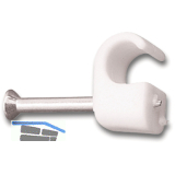 SECOTEC Kabelschelle 8X9 Kunststoff grau SB-15