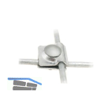 Mehrzweckklemme M10 8-10 mm - Stahl feuerverzinkt