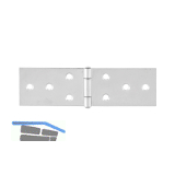 SECOTEC Scharnierband gerollt mit vernietem Stift gerade 34X140 mm VZ SB-2 BL4