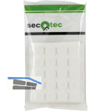SECOTEC Filzgleiter selbstklebend rund wei� 17 mm Profi-Pack SB-100
