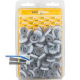 SECOTEC Gleitn�gel mit Filz zum Schrauben �20 mm 80 Stk