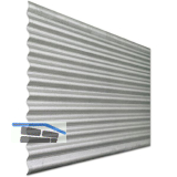 Wellblech FE-verzinkt 3000 x 836 x 0,6 mm