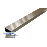 Edelstahl - Rechteckrohr 1.4301, geschliffen K240 60/40/2 mm