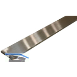 Edelstahl - Flachstange 1.4301, geschliffen K240 50/8 mm