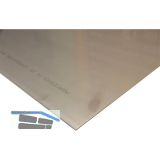 Edelstahl - Blech 1.4301 IIIC, ungeschliffen 2000/1000/1 mm