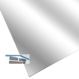 Edelstahl - Blech 1.4301, blank gegl�ht 2R (gl�nzend) + Folie 2000/1000/1 mm