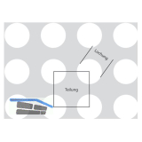 Aluminium-Lochblech Al99,5 (EN AW - 1050) H14 2000/1000/2 mm RG: 10-15 mm