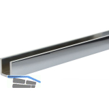Aluminium U-Profil AlMgSi0,5 Glanzchrom poliert, gleichschenkelig 20/20/20/2 mm